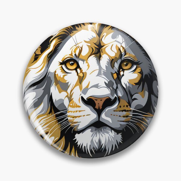 Item preview, Lion head with detailed flowing mane design. designed and sold by MissYouONLY.
