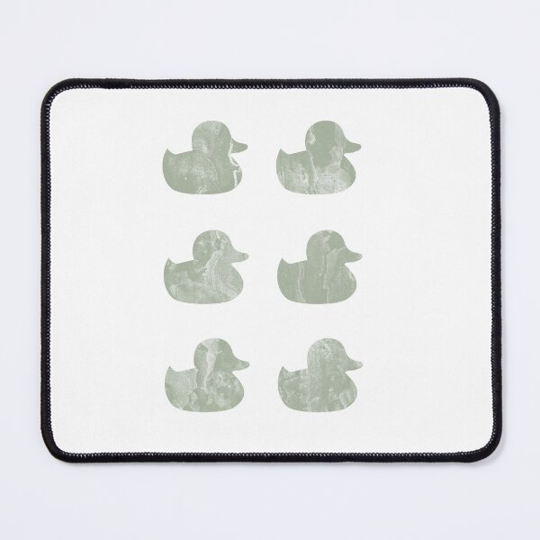 Item preview, Rubber ducky in sage green, abstract, duckies designed and sold by ArticraftShop.