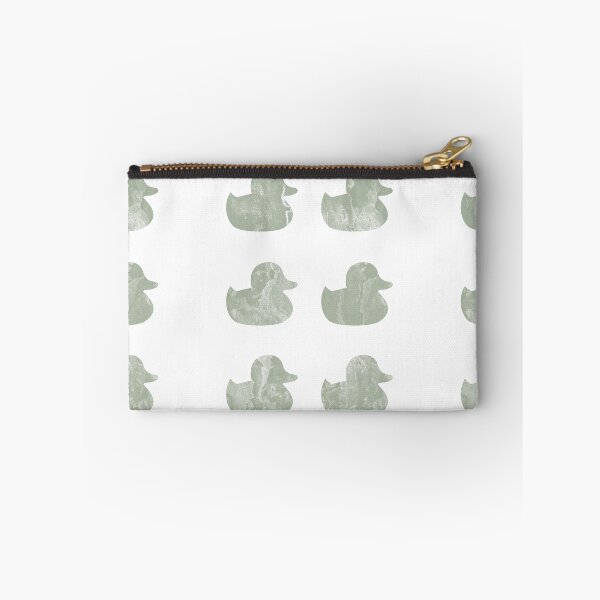 Item preview, Rubber ducky in sage green, abstract, duckies designed and sold by ArticraftShop.