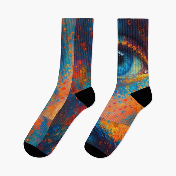 Item preview, Colorful Abstract Eye – Vibrant Artistic Portrait Design designed and sold by Sadia  Jannat.