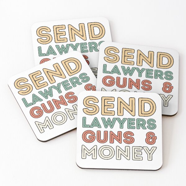 Item preview, SEND LAWYERS GUNS AND MONEY designed and sold by Gym Beasts ⭐⭐⭐⭐⭐.