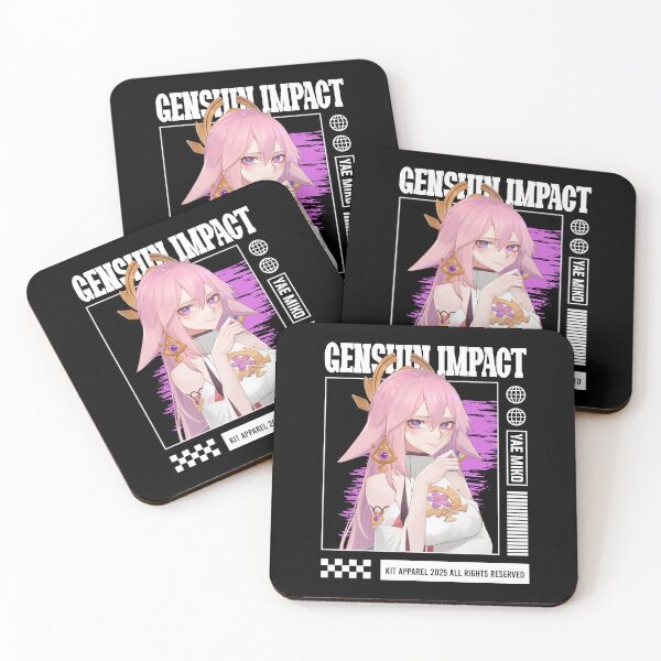 Item preview, Yae Miko - Genshin Impact designed and sold by gontijoart.