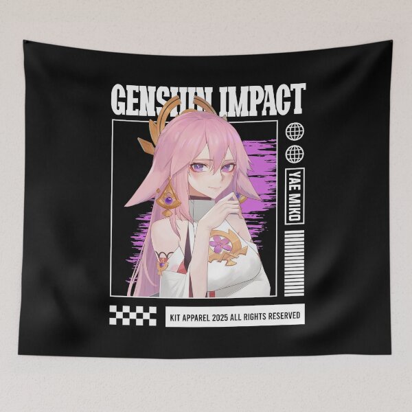 Item preview, Yae Miko - Genshin Impact designed and sold by gontijoart.