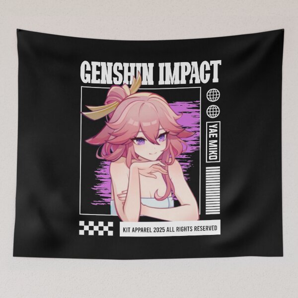 Item preview, Yae Miko - Genshin Impact designed and sold by gontijoart.