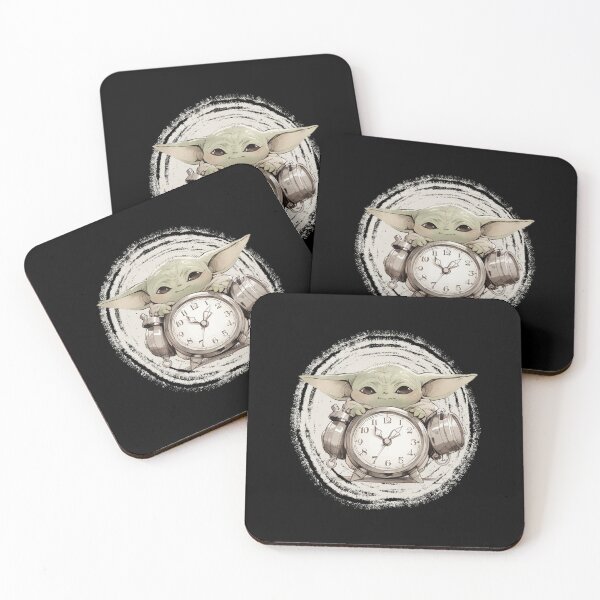 Item preview, BABY YODA WITH STEAMPUNK WATCH designed and sold by LIS AND MELIVERSO.