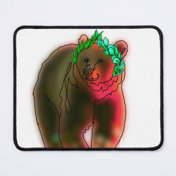 Item preview, Cozy grizzly Bear with winter Leaf Crown - animalzinhats  designed and sold by Ashley’sAnimalz.