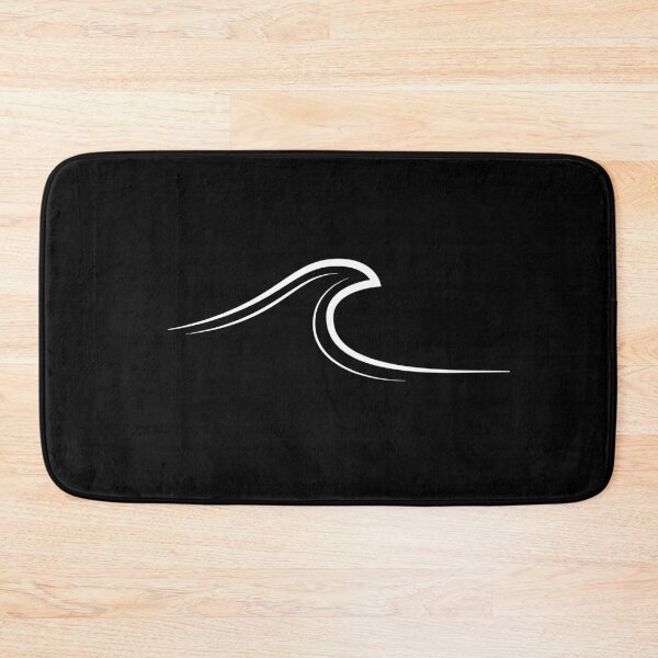 Item preview, Surf wave minimal line drawing designed and sold by Fangpunk.
