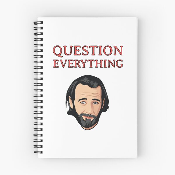Item preview, Awesome Comedian George Carlin Question Everything designed and sold by EnikoKovacsa.