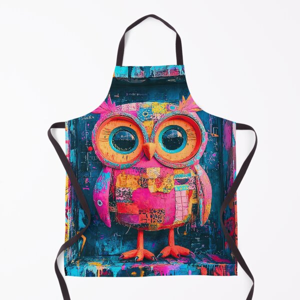 Item preview, Graffiti Owl - Psychedelic Animal Art designed and sold by PawPrintStyles.