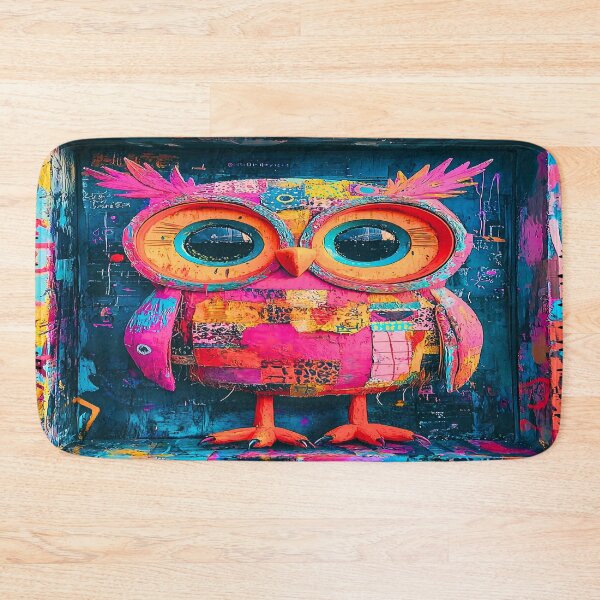 Item preview, Graffiti Owl - Psychedelic Animal Art designed and sold by PawPrintStyles.