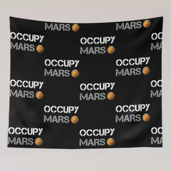 Item preview, Occupy Mars - Thanksgiving Christmas And Birthday Party Gift Ideas For Elon Musk Lovers And Fans designed and sold by UniversalExpor.