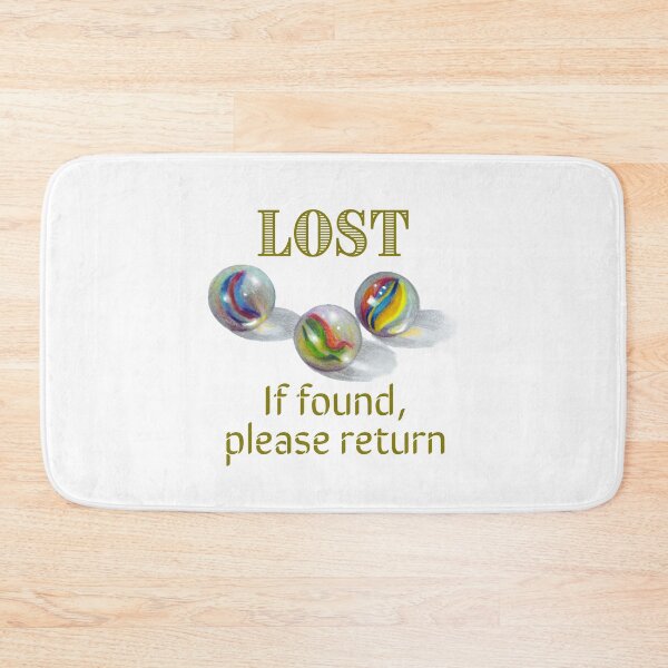 Item preview, Marbles LOST, If Found, Please Return, Aging Humor, Getting Older designed and sold by JoyfulWhimsy.