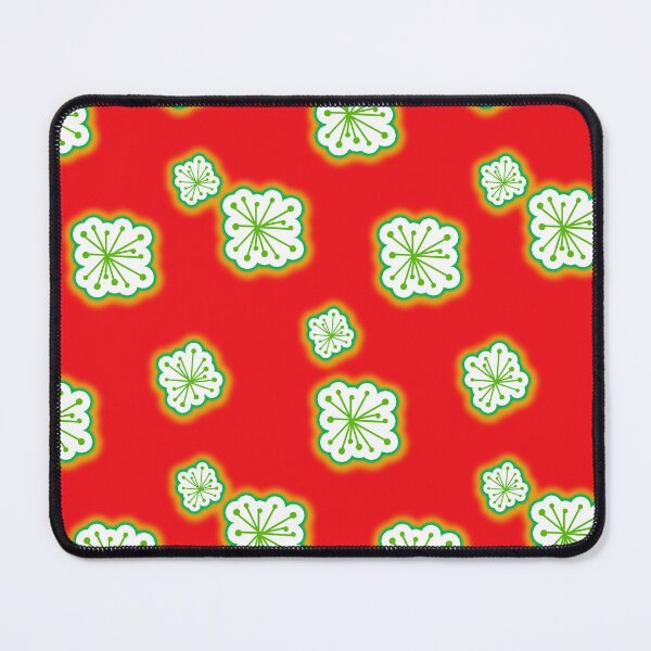 Item preview, Retro Star Burst Snow on Red Seamless Repeat designed and sold by Sharon Schwalbe.