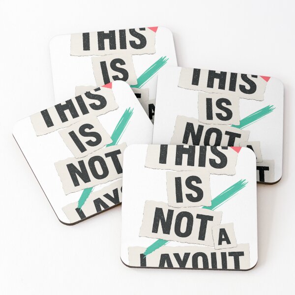 Item preview, THIS IS NOT A LAYOUT — Torn-Paper Anti-Design designed and sold by Elias Kamstra.