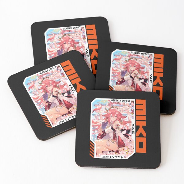 Item preview, Yae Miko - Genshin Impact designed and sold by fractusbarnsley.