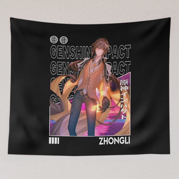 Item preview, Zhongli - Genshin Impact designed and sold by fractusbarnsley.