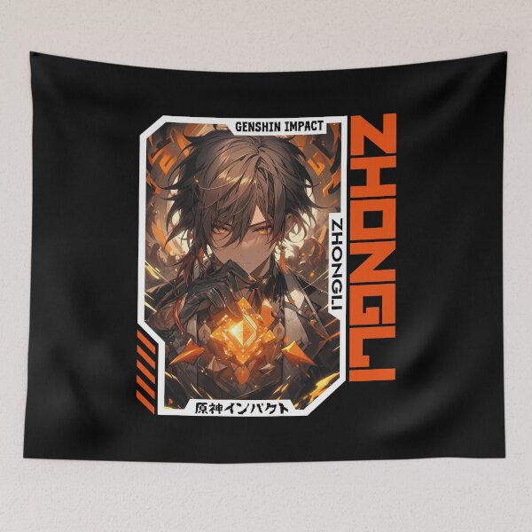 Item preview, Zhongli - Genshin Impact designed and sold by fractusbarnsley.