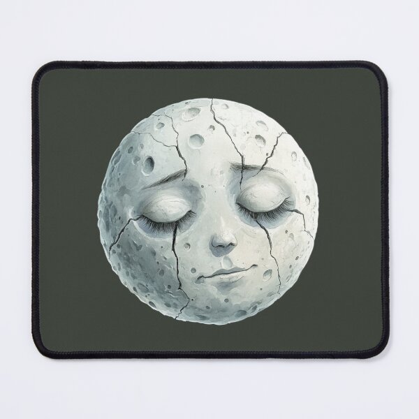 Item preview, Vintage full moon face designed and sold by FatBirdie.