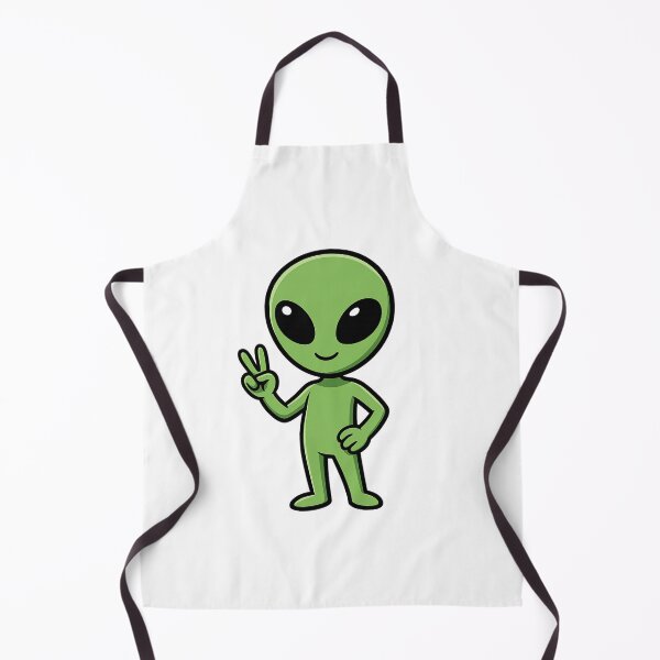 Item preview, ? Peaceful Alien – Cute Green Extraterrestrial designed and sold by Byarasstudio.