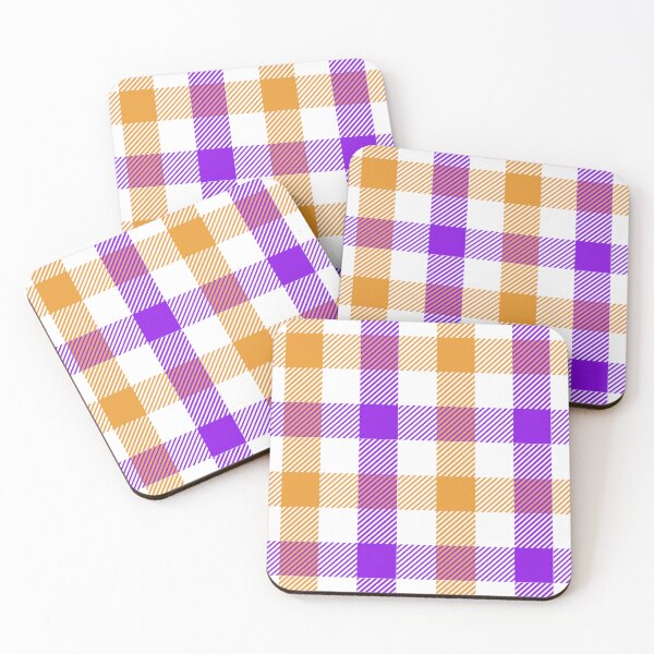 Artikelvorschau, Lila Orange Plaid entworfen und verkauft von Chinaberries.