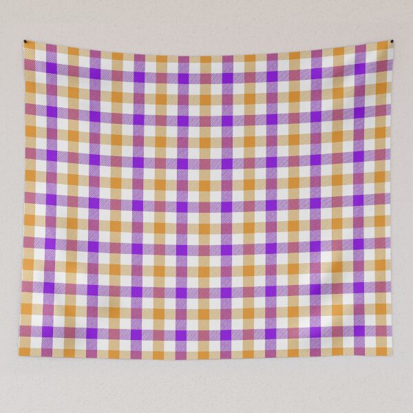 Item preview, Purple Orange Plaid designed and sold by Chinaberries.
