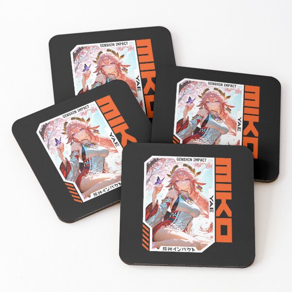 Item preview, Yae Miko - Genshin Impact designed and sold by fractusbarnsley.