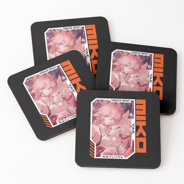 Item preview, Yae Miko - Genshin Impact designed and sold by fractusbarnsley.