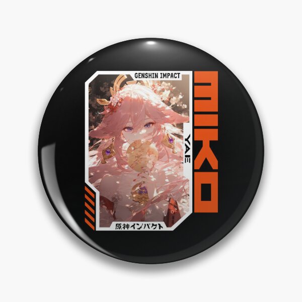 Item preview, Yae Miko - Genshin Impact designed and sold by fractusbarnsley.