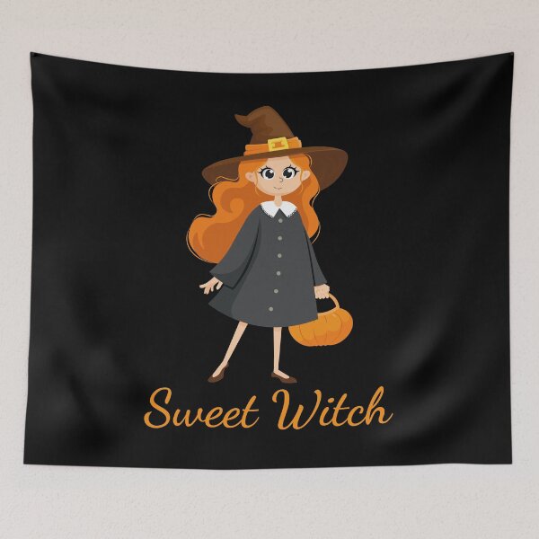 Item preview, Sweet Witch Cute Cartoon Magical Halloween   designed and sold by Art-of-Rory.