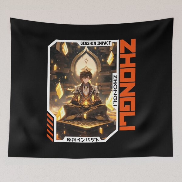Item preview, Zhongli - Genshin Impact designed and sold by fractusbarnsley.