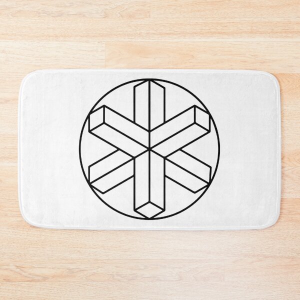 Item preview, Geometric Snowflake Crop Circle designed and sold by Luminari Creations.