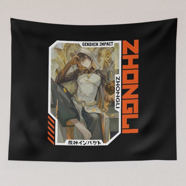Item preview, Zhongli - Genshin Impact designed and sold by fractusbarnsley.