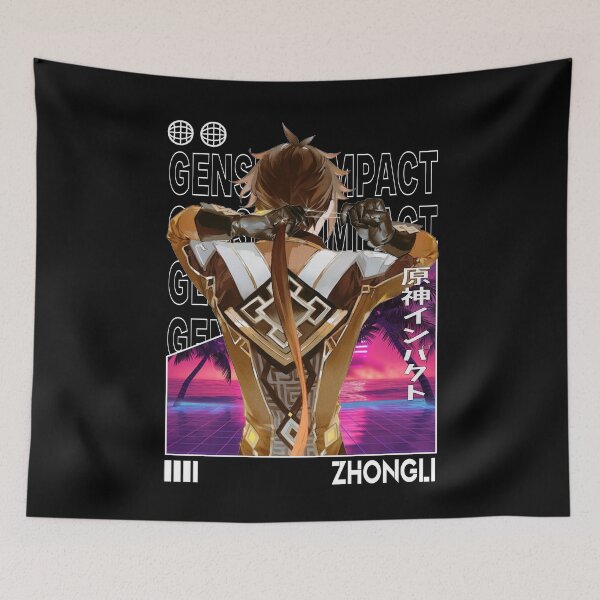 Item preview, Zhongli - Genshin Impact designed and sold by fractusbarnsley.