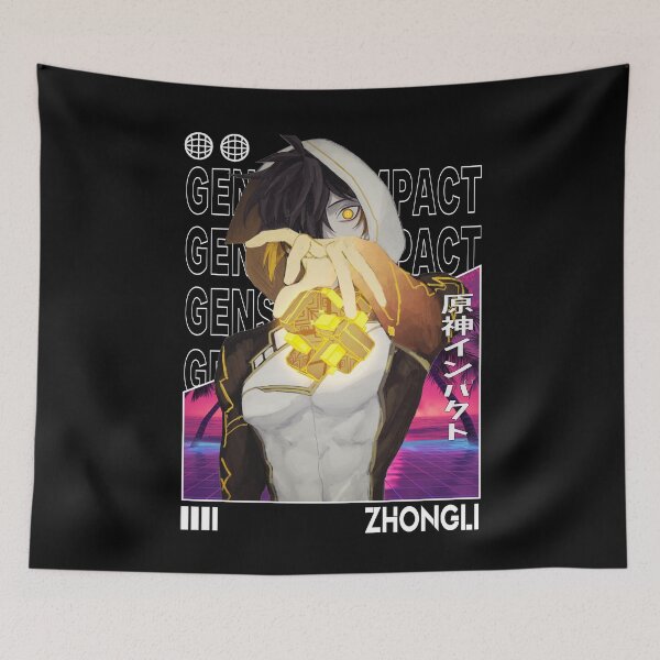 Item preview, Zhongli - Genshin Impact designed and sold by fractusbarnsley.