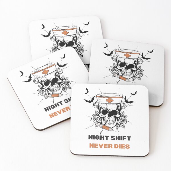 Item preview, Night Shift Never Dies – Nurse Halloween designed and sold by Little Care Studio.