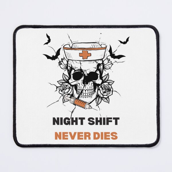 Item preview, Night Shift Never Dies – Nurse Halloween designed and sold by Little Care Studio.