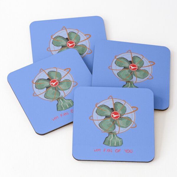 Item preview, I Am Fan of You – Funny Pun Retro Fan Illustration Design designed and sold by Highlight-art.