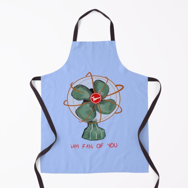 Item preview, I Am Fan of You – Funny Pun Retro Fan Illustration Design designed and sold by Highlight-art.