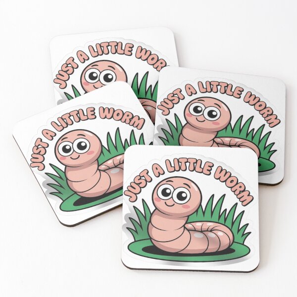 Item preview, Worm Animal Cute Stickers designed and sold by Jcob_ART.