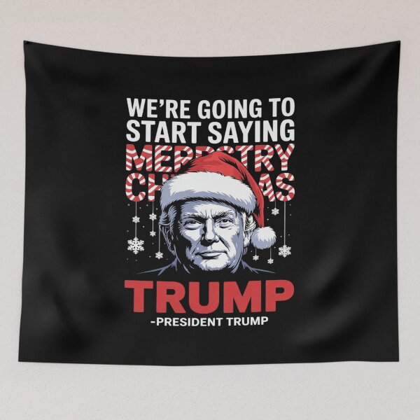 Item preview, We're Going To Start Saying Merry Christmas Again Trump Win  designed and sold by Charidana.