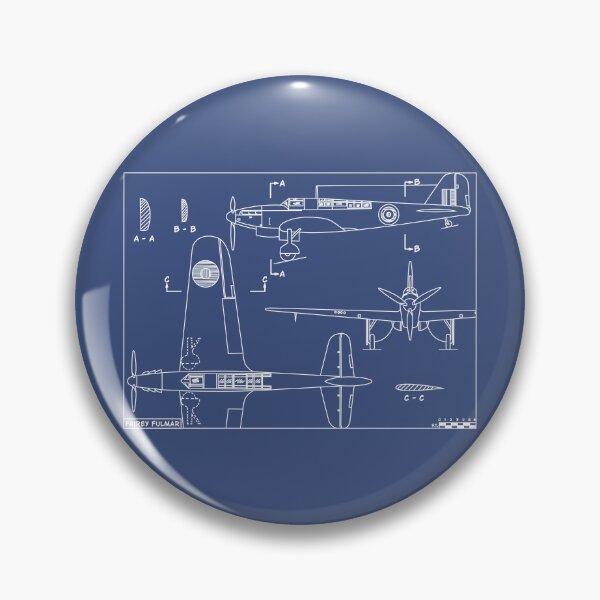 Item preview, Fairey Fulmar WW2 British Fighter Plane Blueprints Diagrams designed and sold by MilitaryMart.