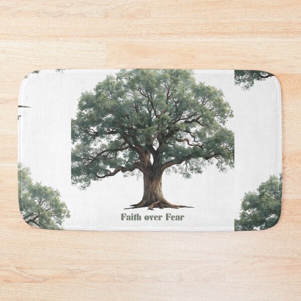 Item preview, Faith Over Fear  Christian Quote - Oak Tree designed and sold by Ausra789.
