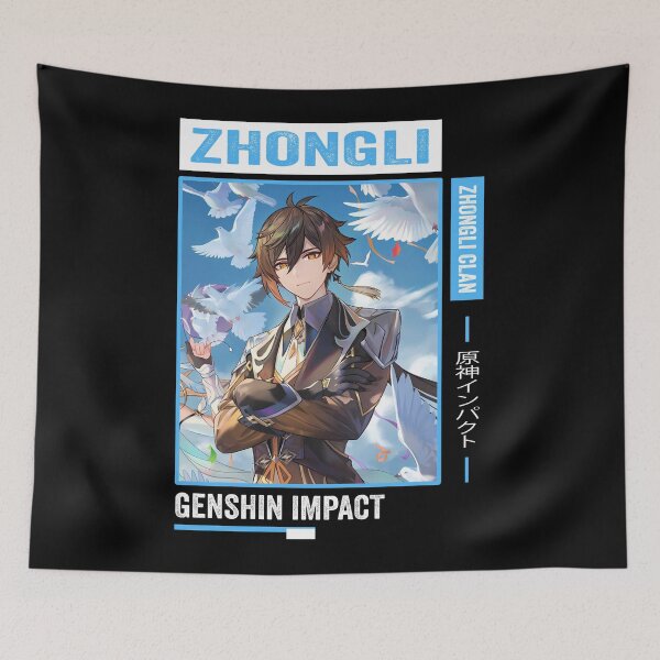 Item preview, Zhongli - Genshin Impact designed and sold by Anni-tett.
