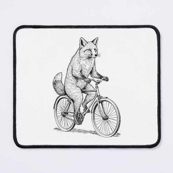 Item preview, Cycling Bicycle Fox Vintage Cyclist Funny Biker Animal designed and sold by GrandeDuc.