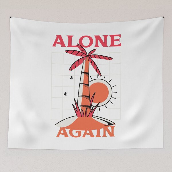 Item preview, Alone Again - Solitary Palm Tree designed and sold by salvaverde.