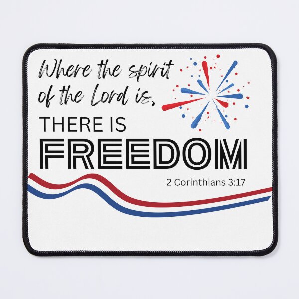 Item preview, Where the Spirit of the Lord Is, There Is Freedom | 2 Corinthians 3:17 designed and sold by PsandQsDesigns.