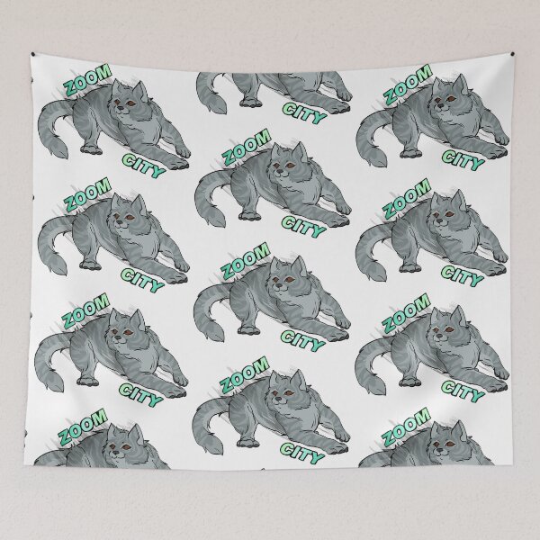 Item preview, Zoom City - Silly Kitty designed and sold by AstralRavens.