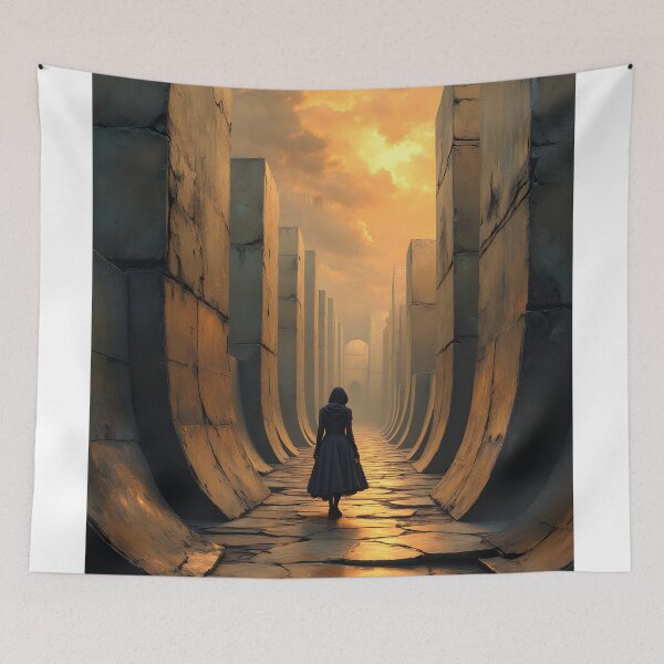 Item preview, The Path Through the Monolithic Corridor designed and sold by oanaunciuleanu.