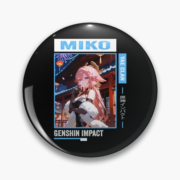 Item preview, Yae Miko - Genshin Impact designed and sold by Anni-tett.