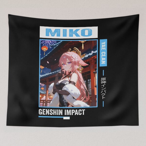 Item preview, Yae Miko - Genshin Impact designed and sold by Anni-tett.